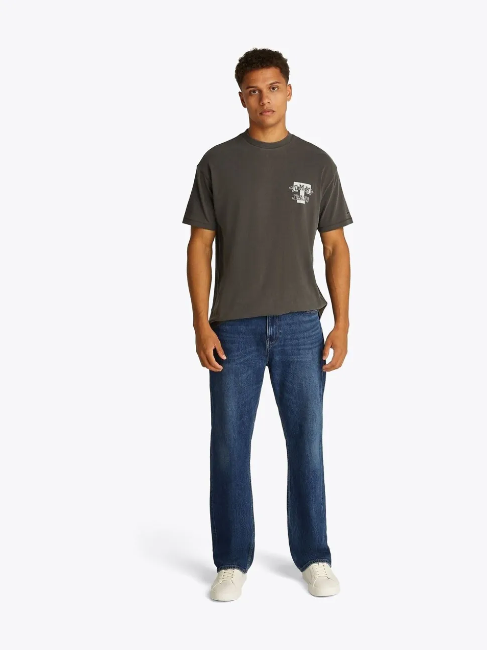 Tommy Jeans Blue Dark Otis Mid Rise Straight Jeans