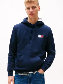 Tommy Jeans Blue Essential Flag Hoodies