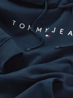 Tommy Jeans Blue Logo Hoodies