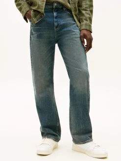 Tommy Jeans Blue Otis Whiskered Regular Straight Leg Jeans