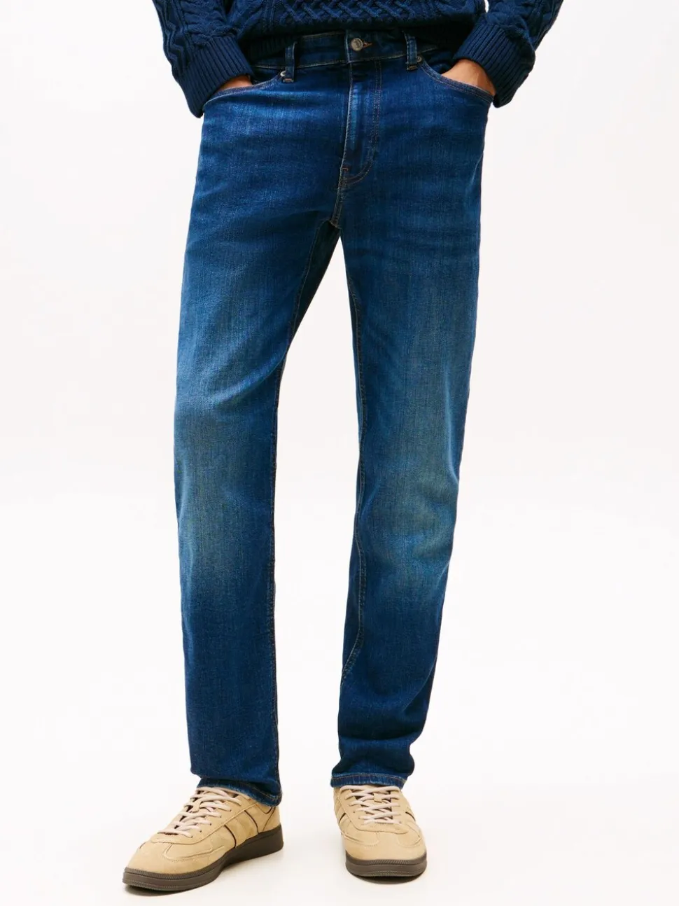 Tommy Jeans Blue Slim Ryan Straight Jeans