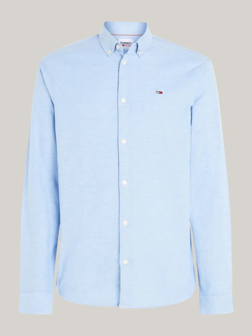 Tommy Jeans Light Blue Slim Stretch Oxford Shirt