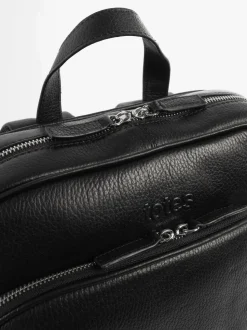 Totes Black Genuine Leather Backpack