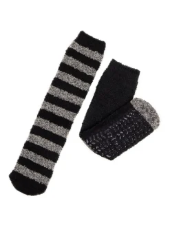 Totes Black Mens Supersoft Twin Pack Socks