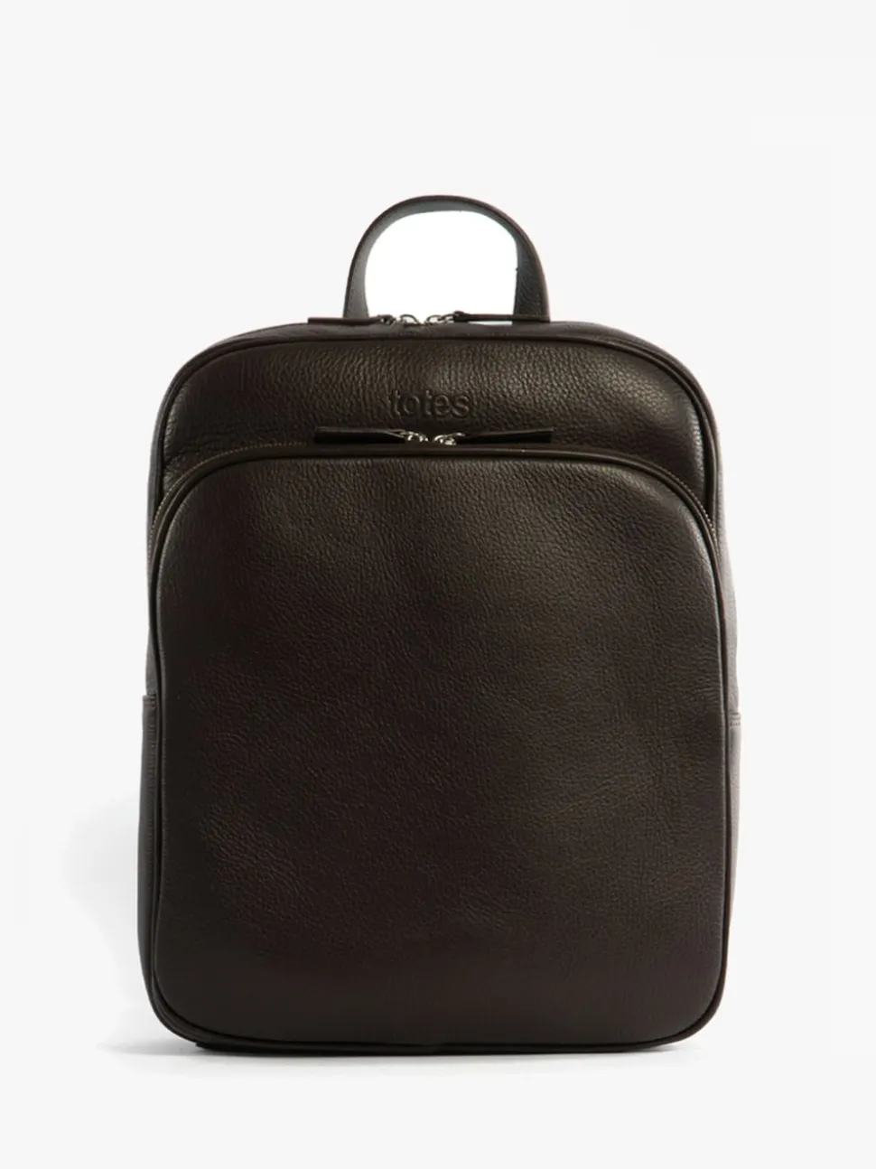 Totes Brown Genuine Leather Backpack