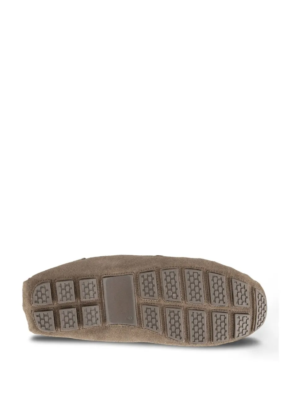 Totes Cream Isotoner Mens Suede Moccasin With Water Repellency