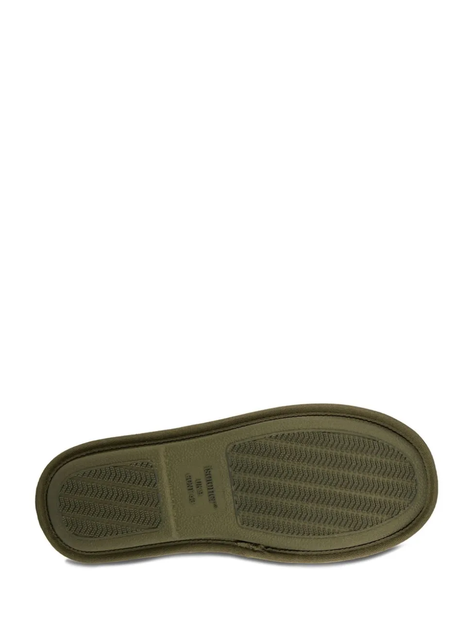 Totes Green Mens Isotoner Sport Quilted Mule Slippers