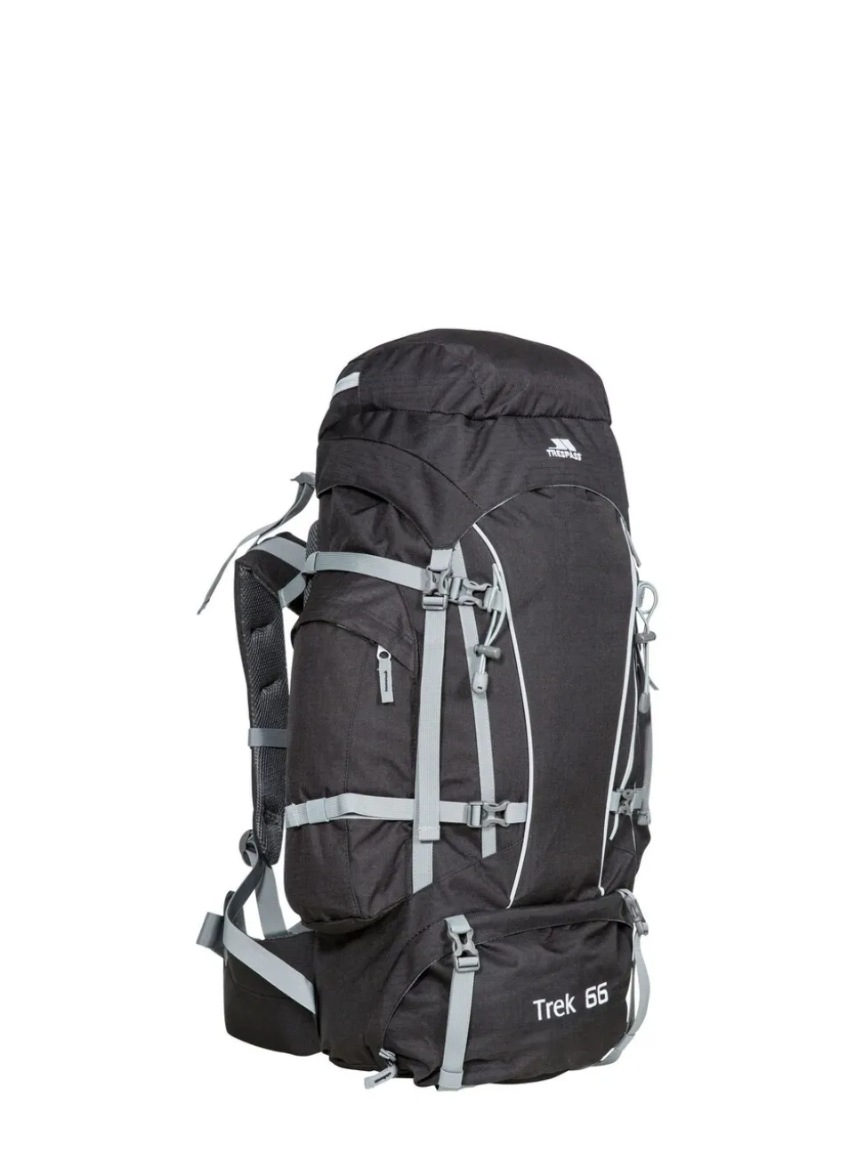 Trespass Grey Trek 66 Litres Rucksack