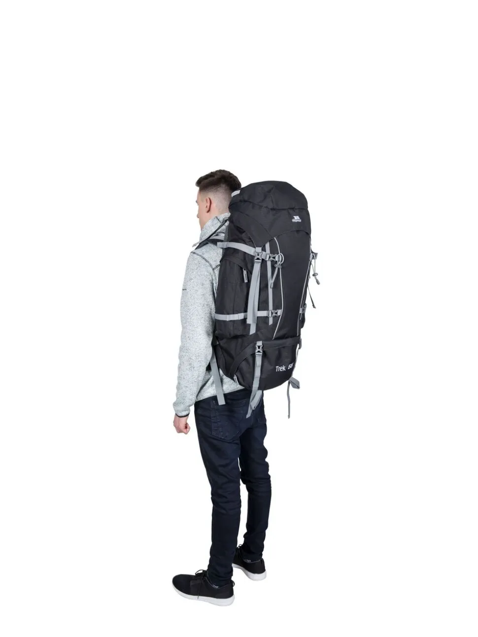 Trespass Grey Trek 66 Litres Rucksack