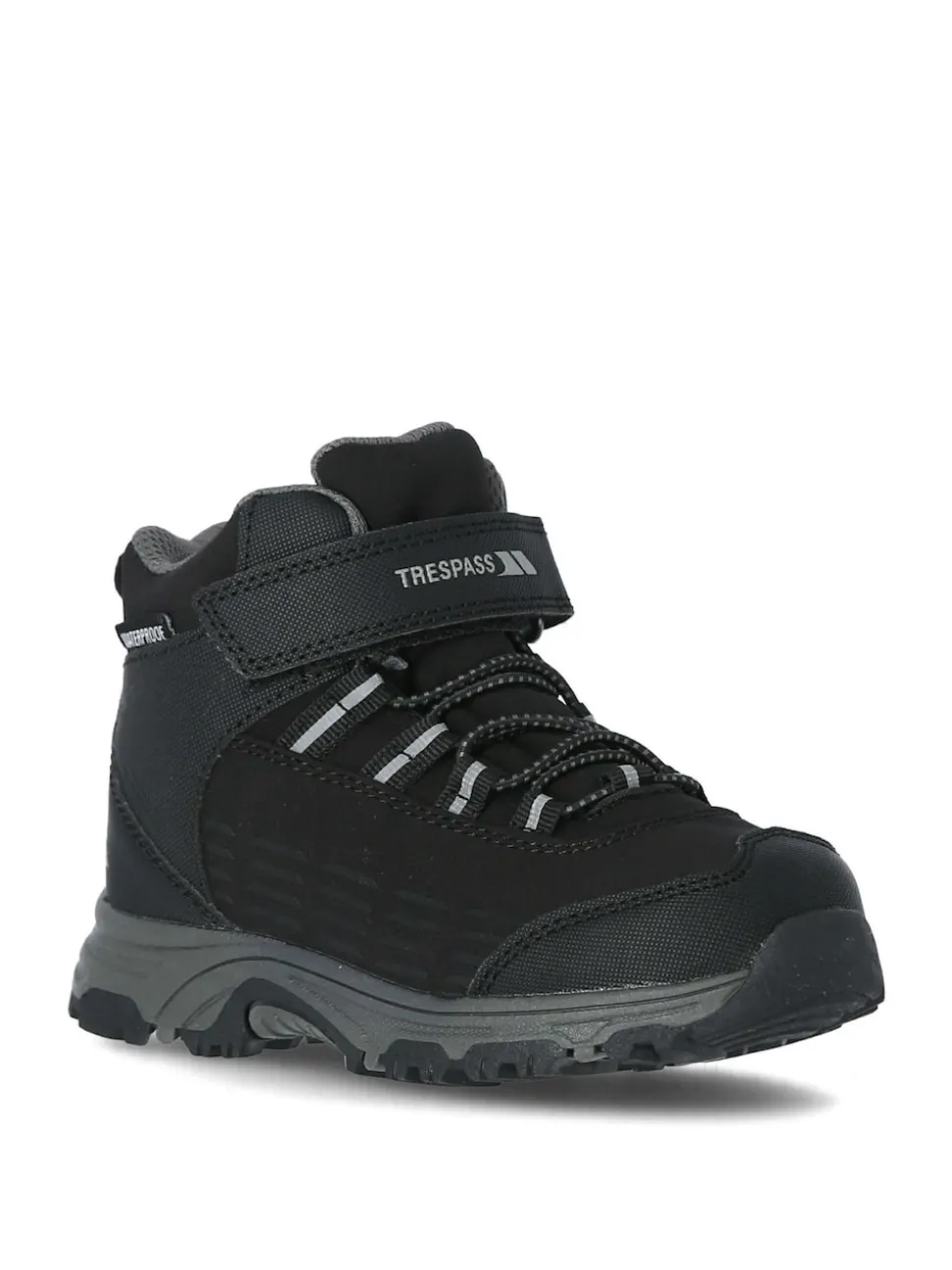 Trespass Kids Harrelson Black Boots