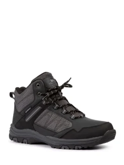 Trespass Male Grey Calle Waterproof Walking Boots