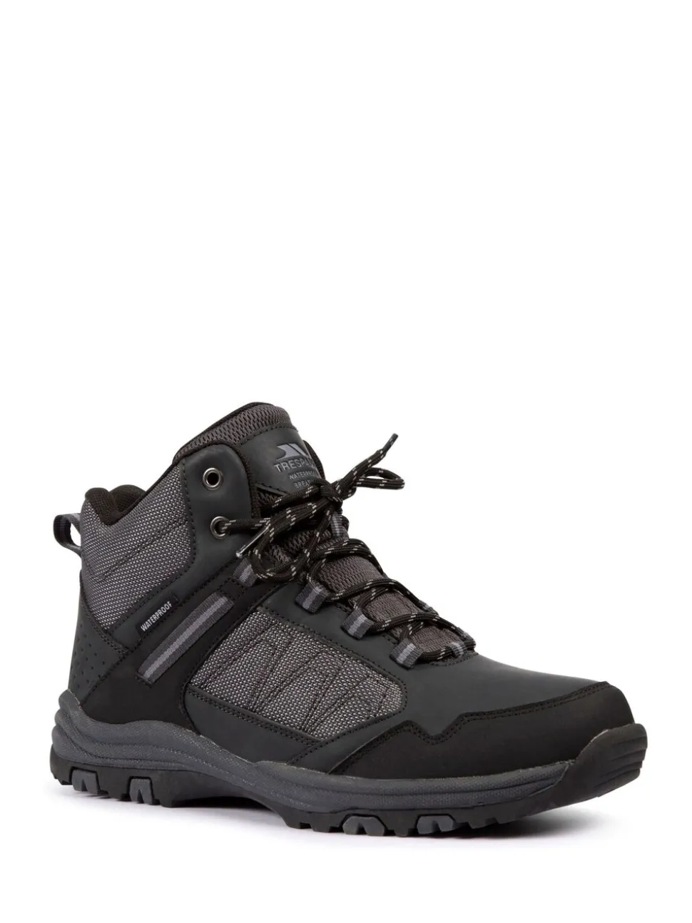 Trespass Male Grey Calle Waterproof Walking Boots