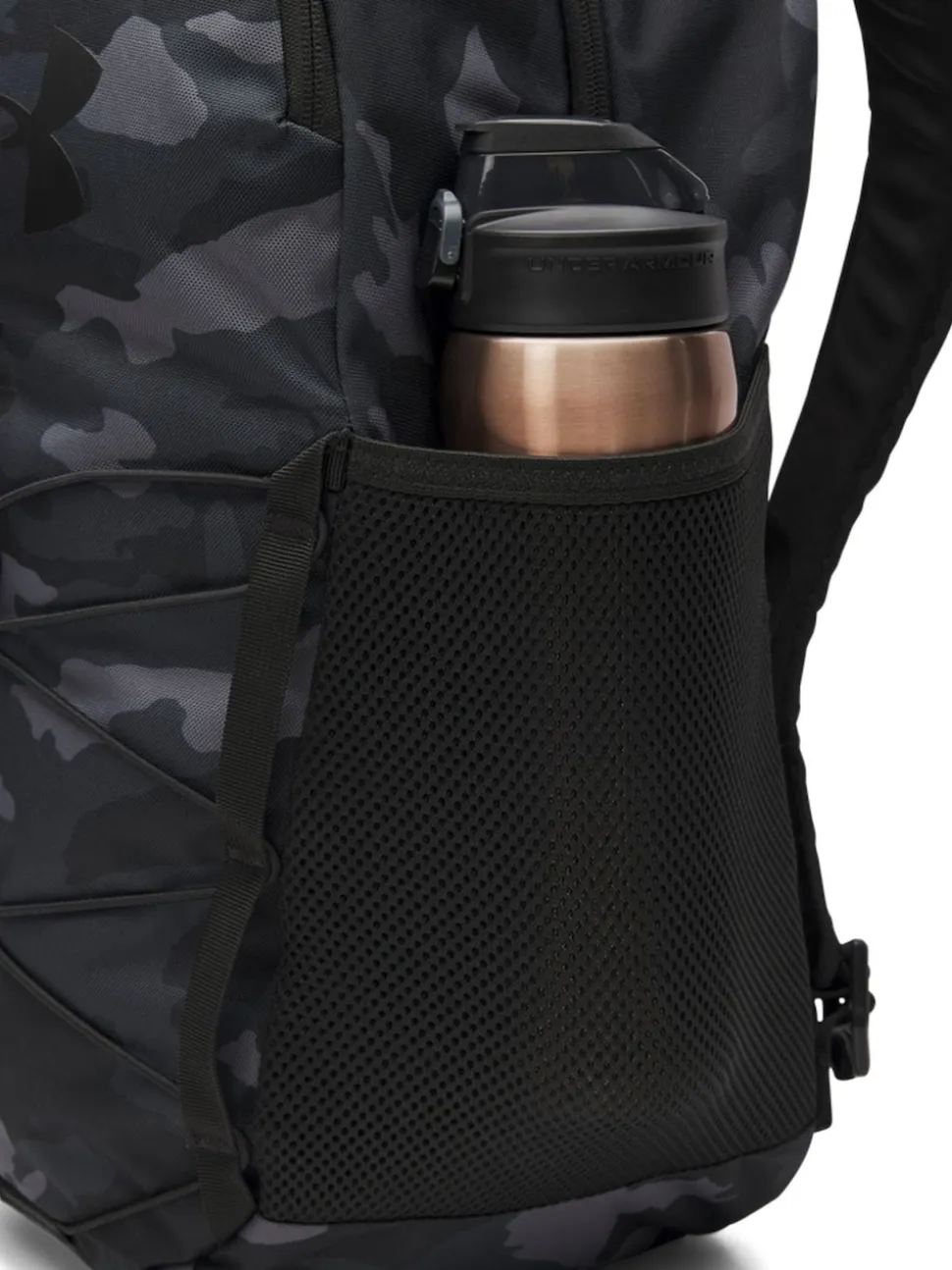 Under Armour Black Chrome Hustle Sport 6.0 Backpack