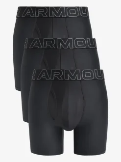 Under Armour Black Dark Tech Solid Briefs 3 Pack