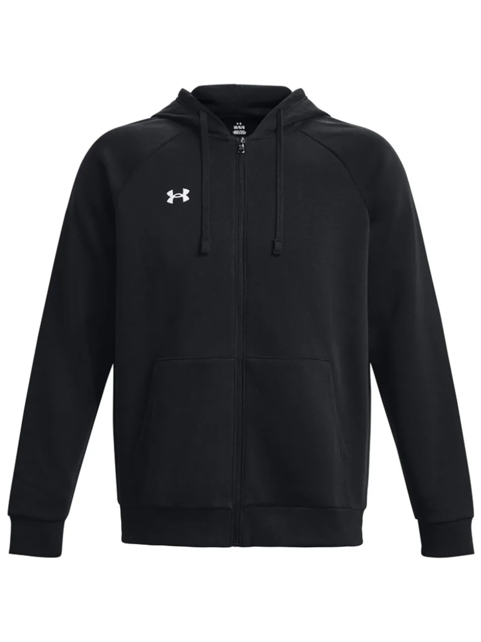Under Armour Black Rival Fleece Full Zip Hoodie
