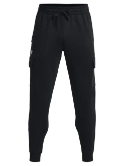 Under Armour Black Rival Fleece Cargo Jogger