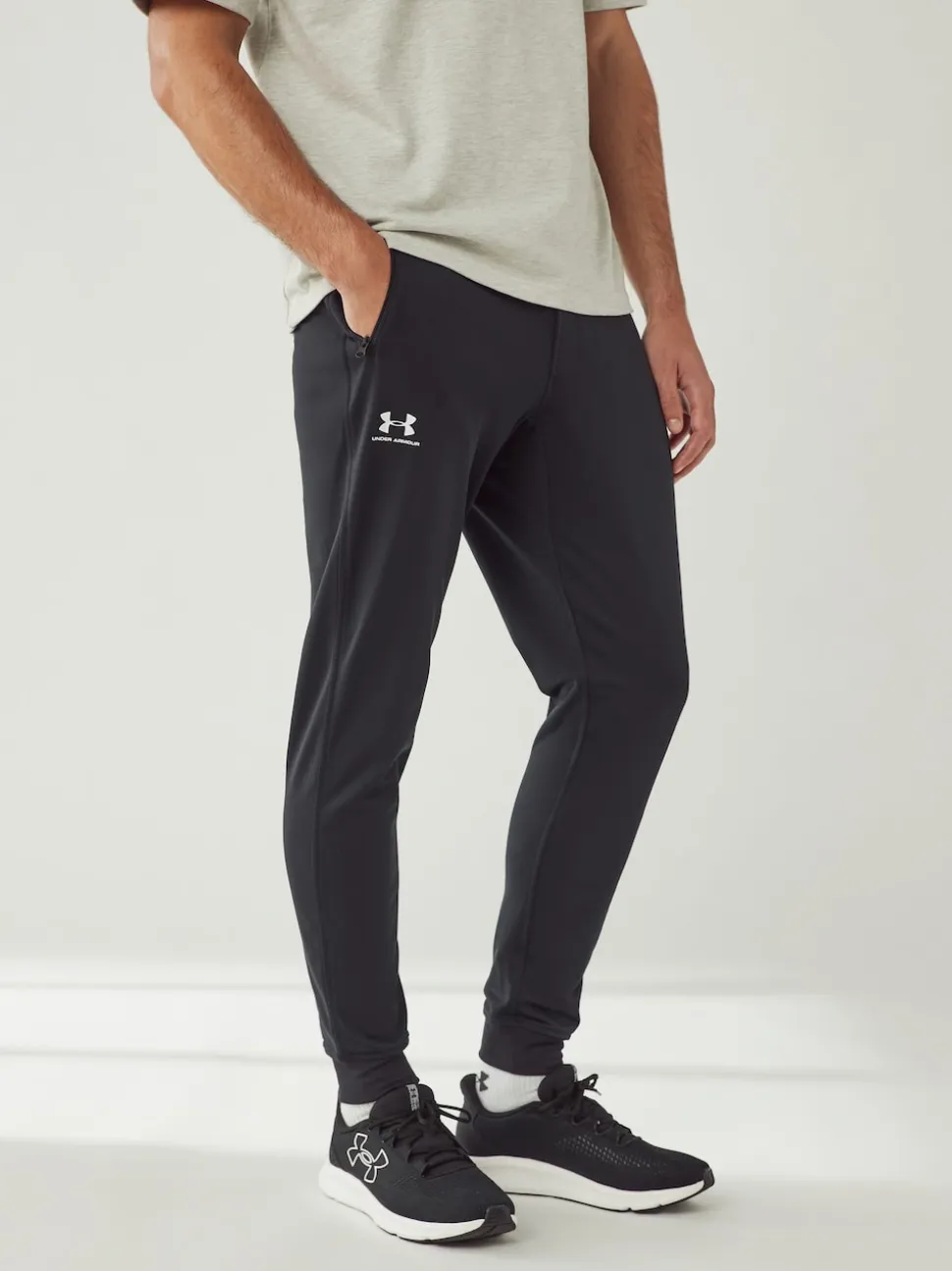 Under Armour Black Sportstyle Tricot Joggers