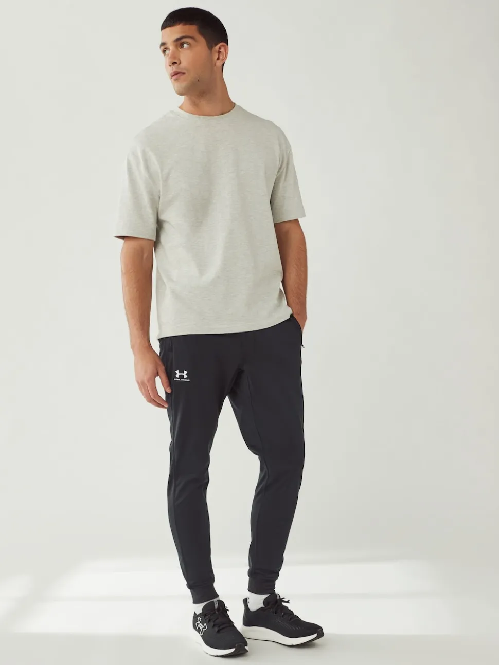 Under Armour Black Sportstyle Tricot Joggers