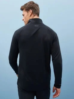Under Armour Black Tech Quarter Zip Fleece
