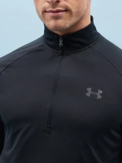 Under Armour Black Tech Quarter Zip Fleece