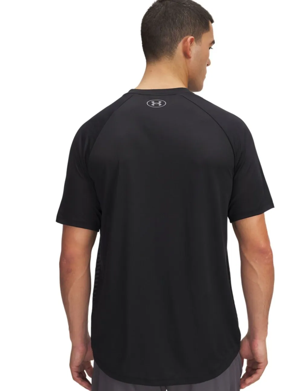 Under Armour Black Tech Short Sleeve Crew Sweatshirt