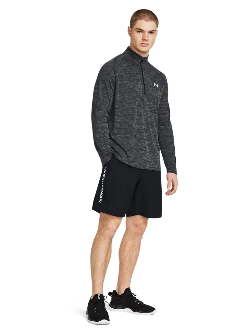 Under Armour Black/White Tech Woven Shorts