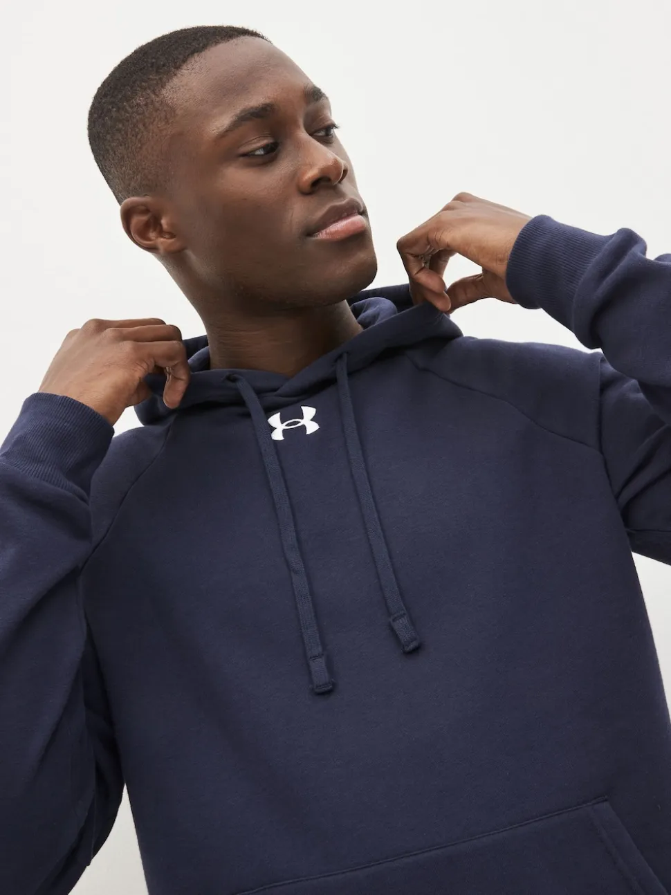 Under Armour Blue Rival Fleece Hoodie