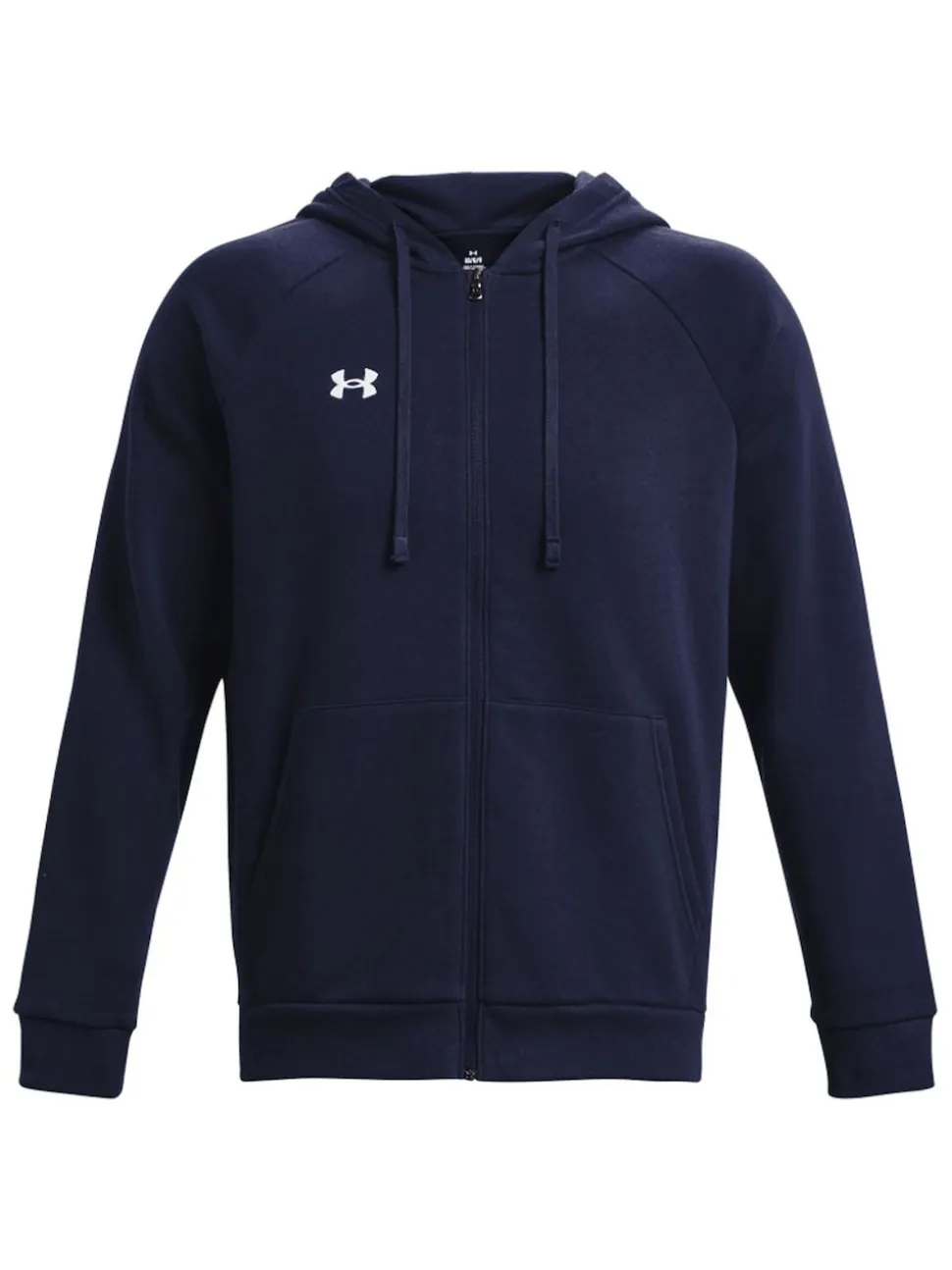 Under Armour Blue Rival Fleece Full Zip Hoodie