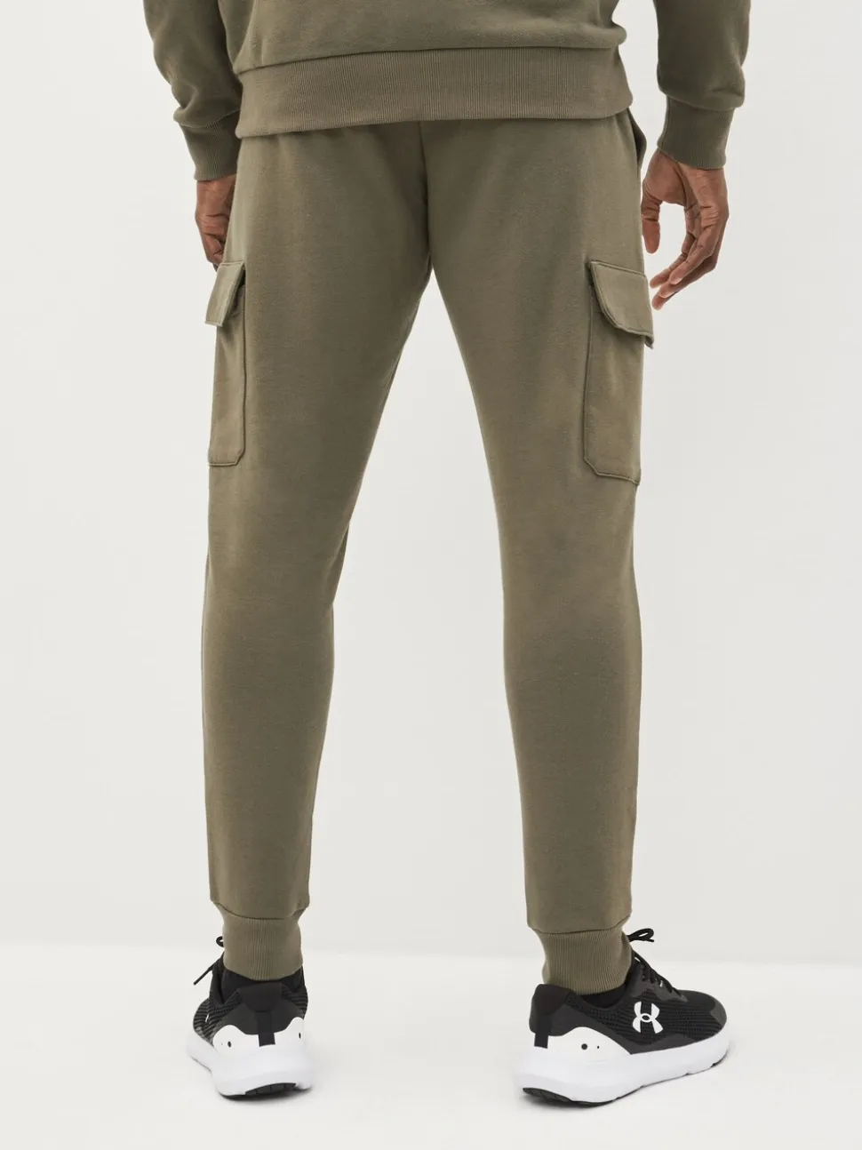 Under Armour Green Rival Fleece Cargo Jogger