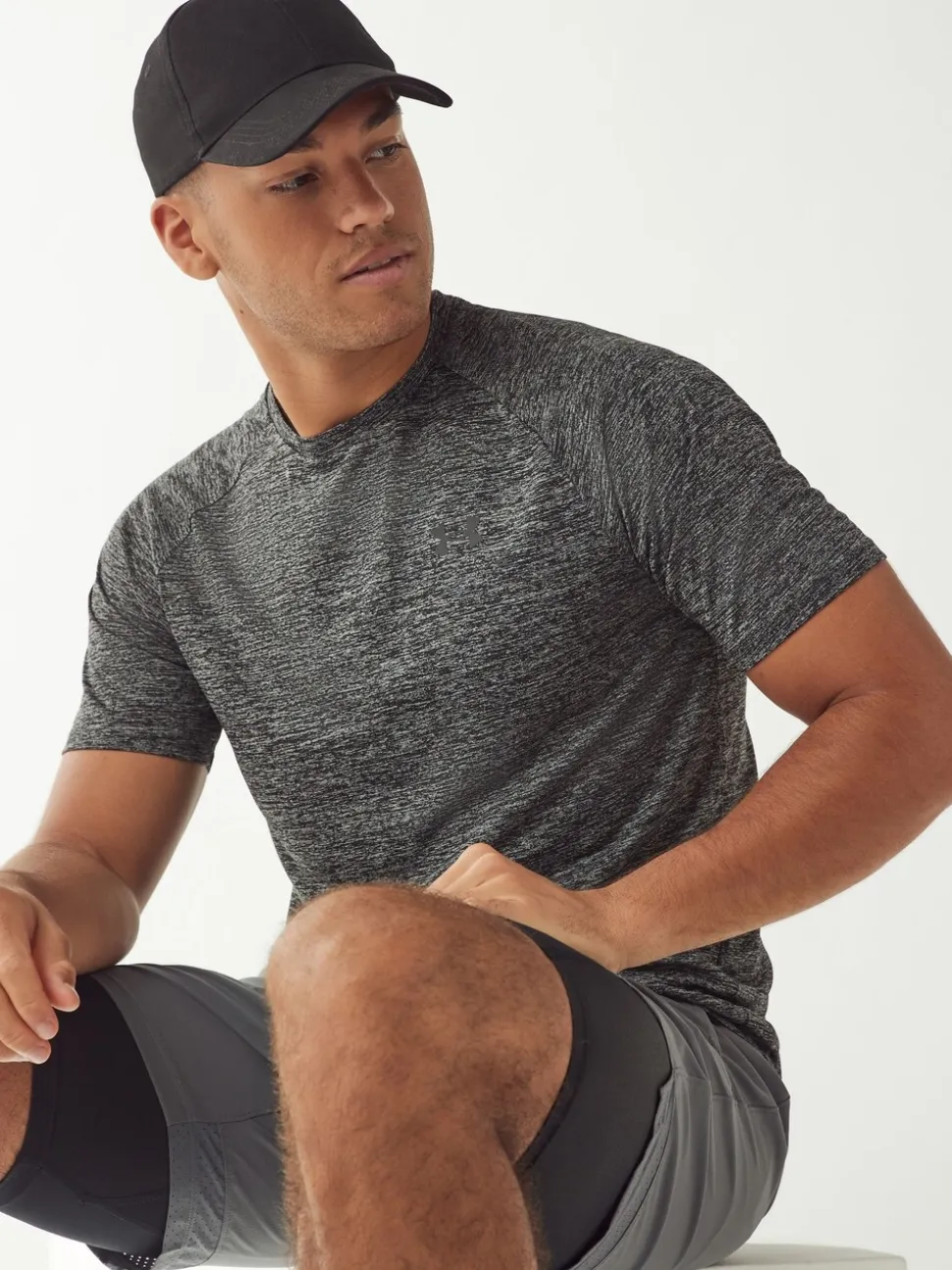 Under Armour Grey Marl Tech 2 T-Shirt