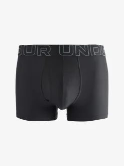 Under Armour Grey Performance Tech 3" Solid Boxers 3 Pack