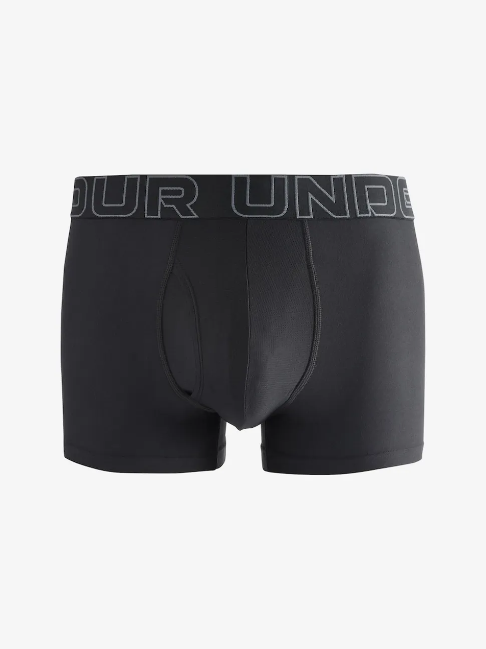 Under Armour Grey Performance Tech 3" Solid Boxers 3 Pack
