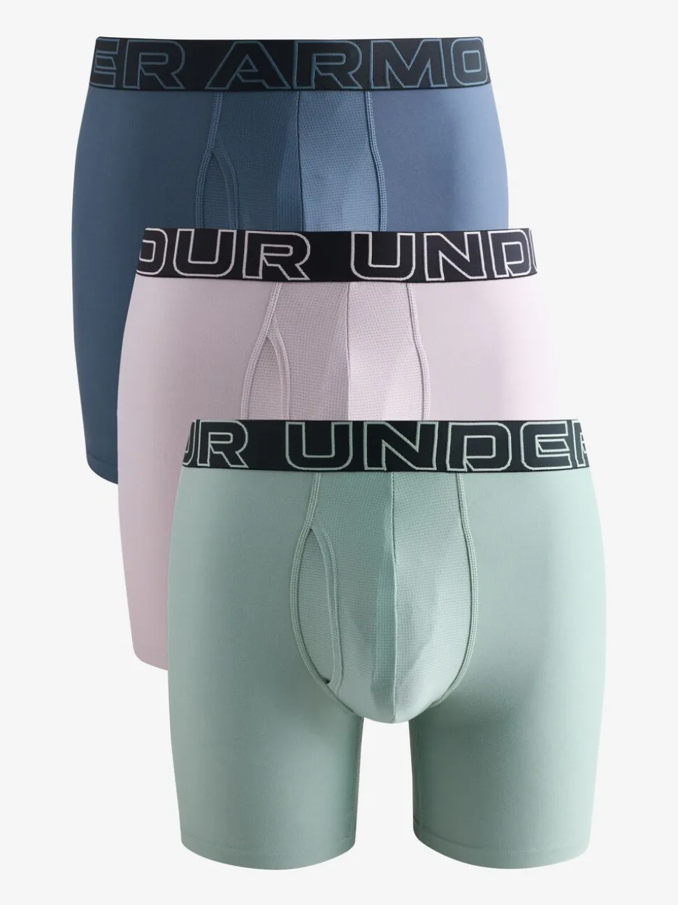 Under Armour Grey Performance Tech Boxers 3 Pack