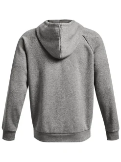 Under Armour Grey Rival Fleece Full Zip Hoodie
