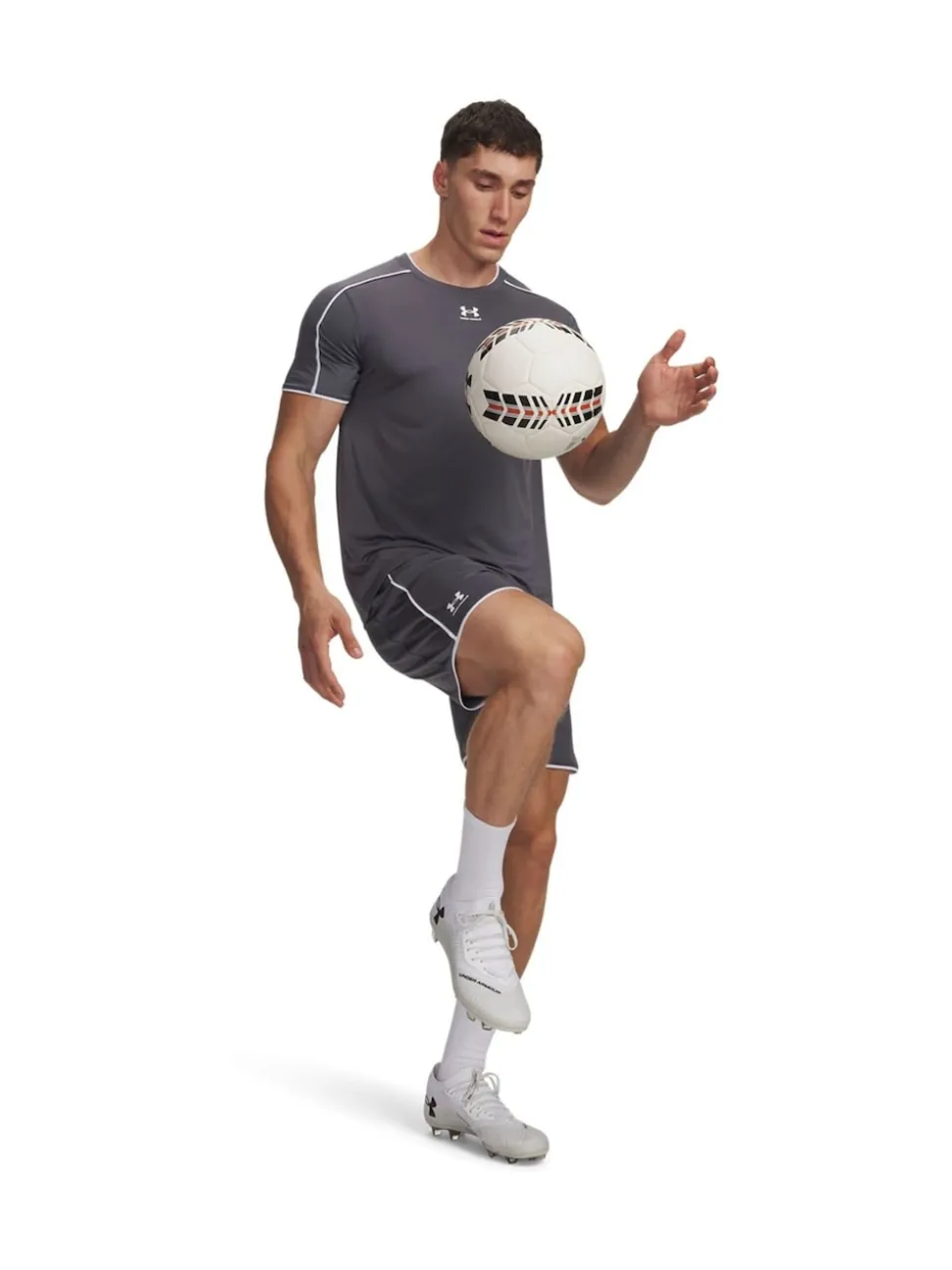 Under Armour Grey UA M Challenger Train Shorts