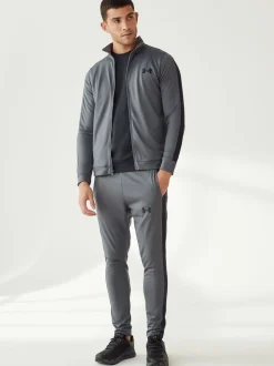 Under Armour Grey/Black Rival Knit Track Suit