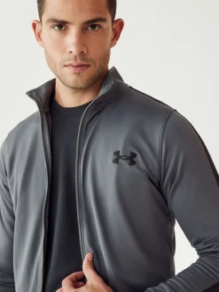 Under Armour Grey/Black Rival Knit Track Suit
