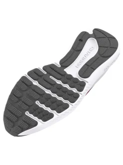 Under Armour Grey/Red Surge 4 Trainers