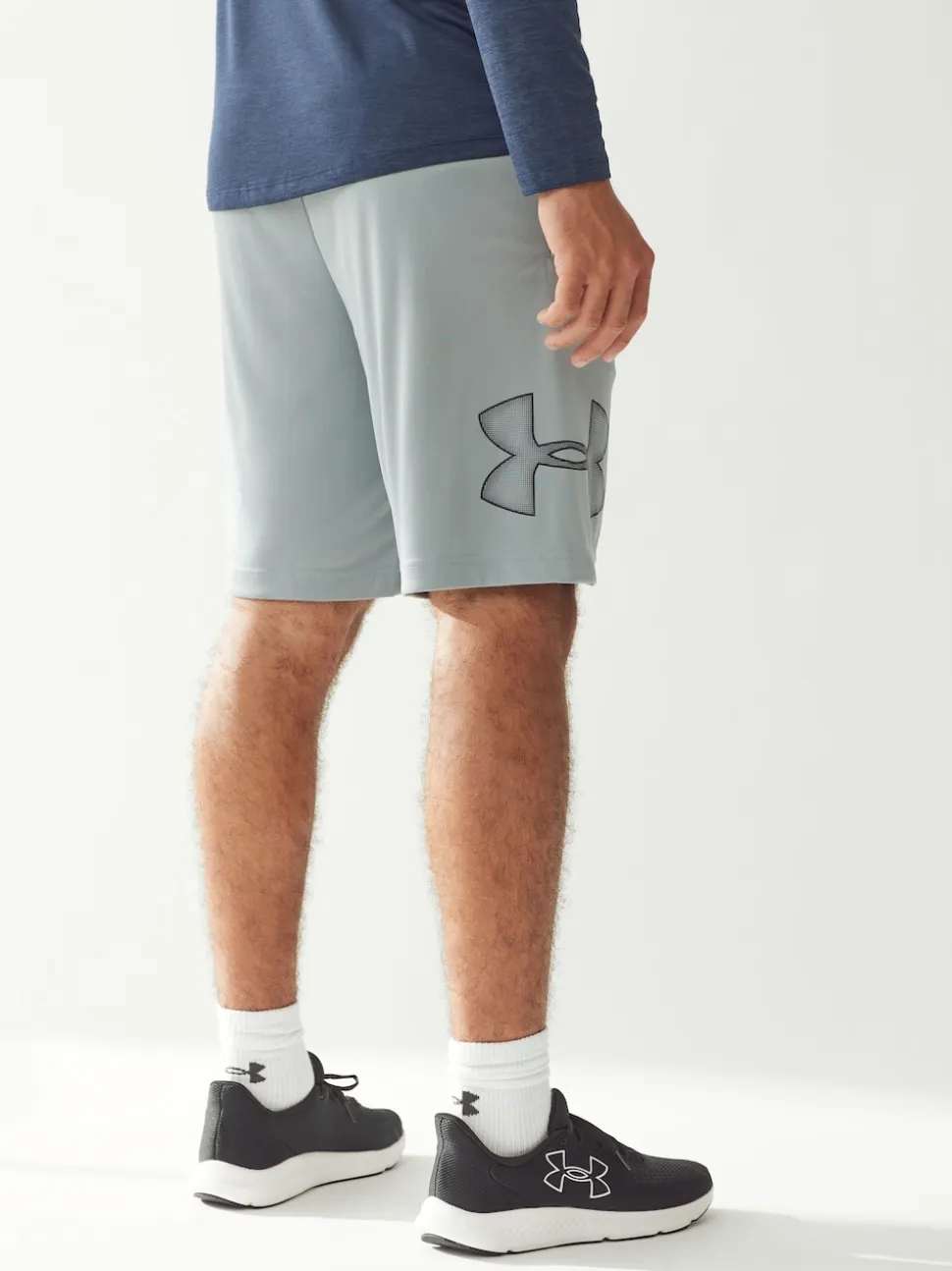 Under Armour Light Grey Tech Graphic Shorts