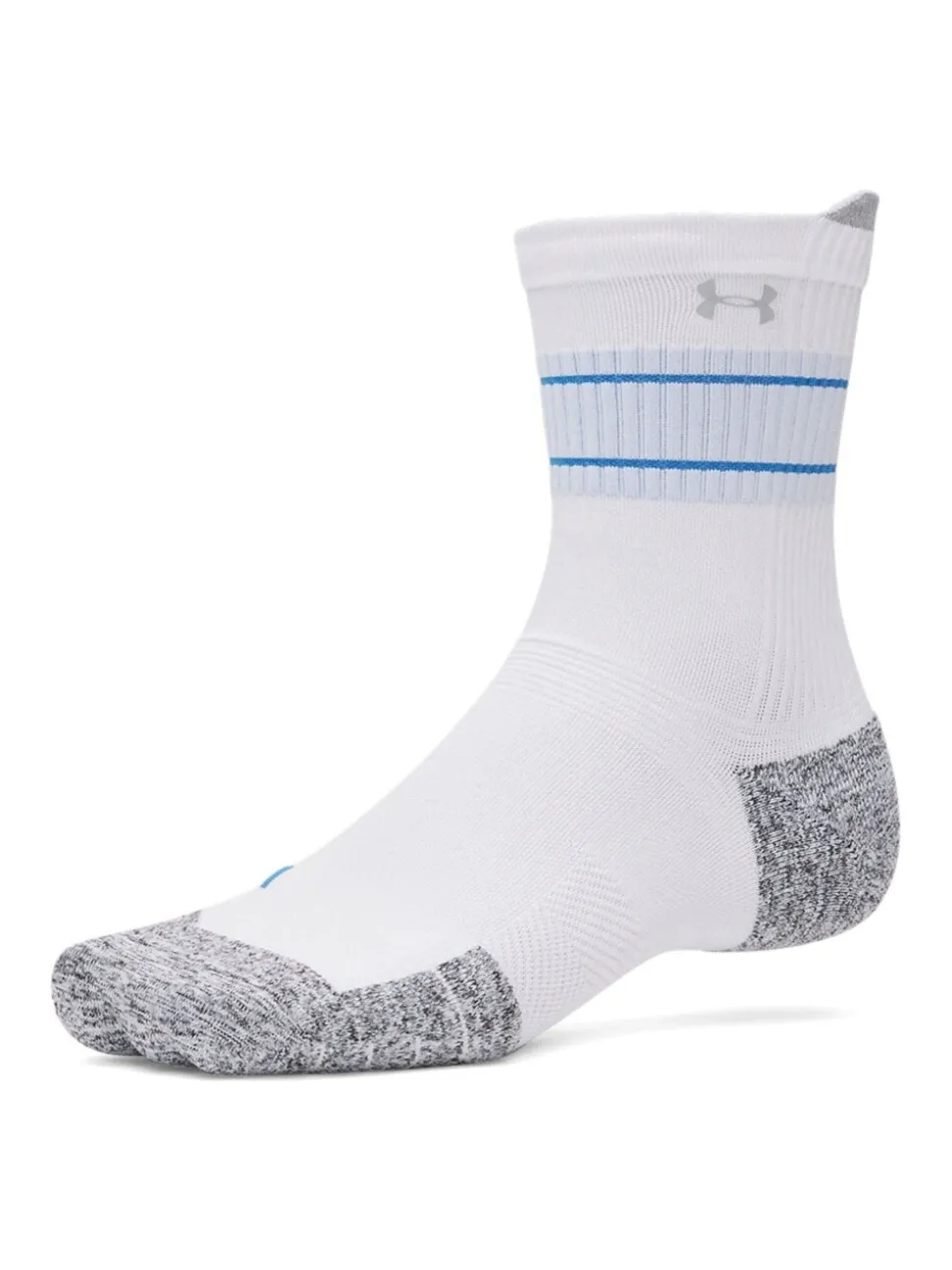 Under Armour Off White UA AD Run Cushion 3pk Crew