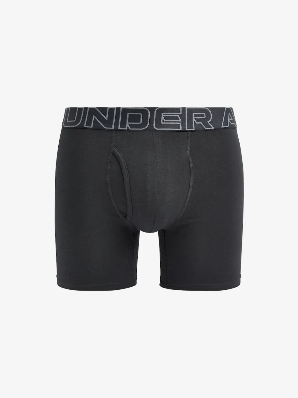 Under Armour Red/Grey 100% Cotton Performance Tech 6in Boxers 3 Pack