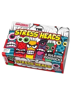 United Odd Socks Multi Stress Heads Stress Heads Socks