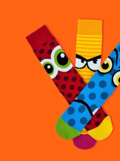 United Odd Socks Multi Stress Heads Stress Heads Socks