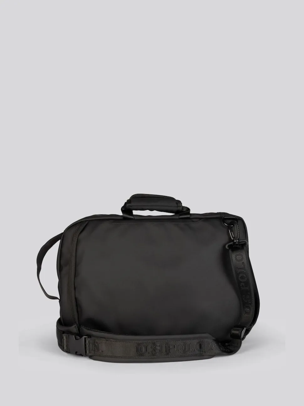 U.S. Polo Assn Black Mens Arrowhead Backpack