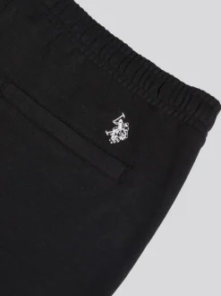 U.S. Polo Assn. Black Mens Comfort Drawstring Smart Joggers