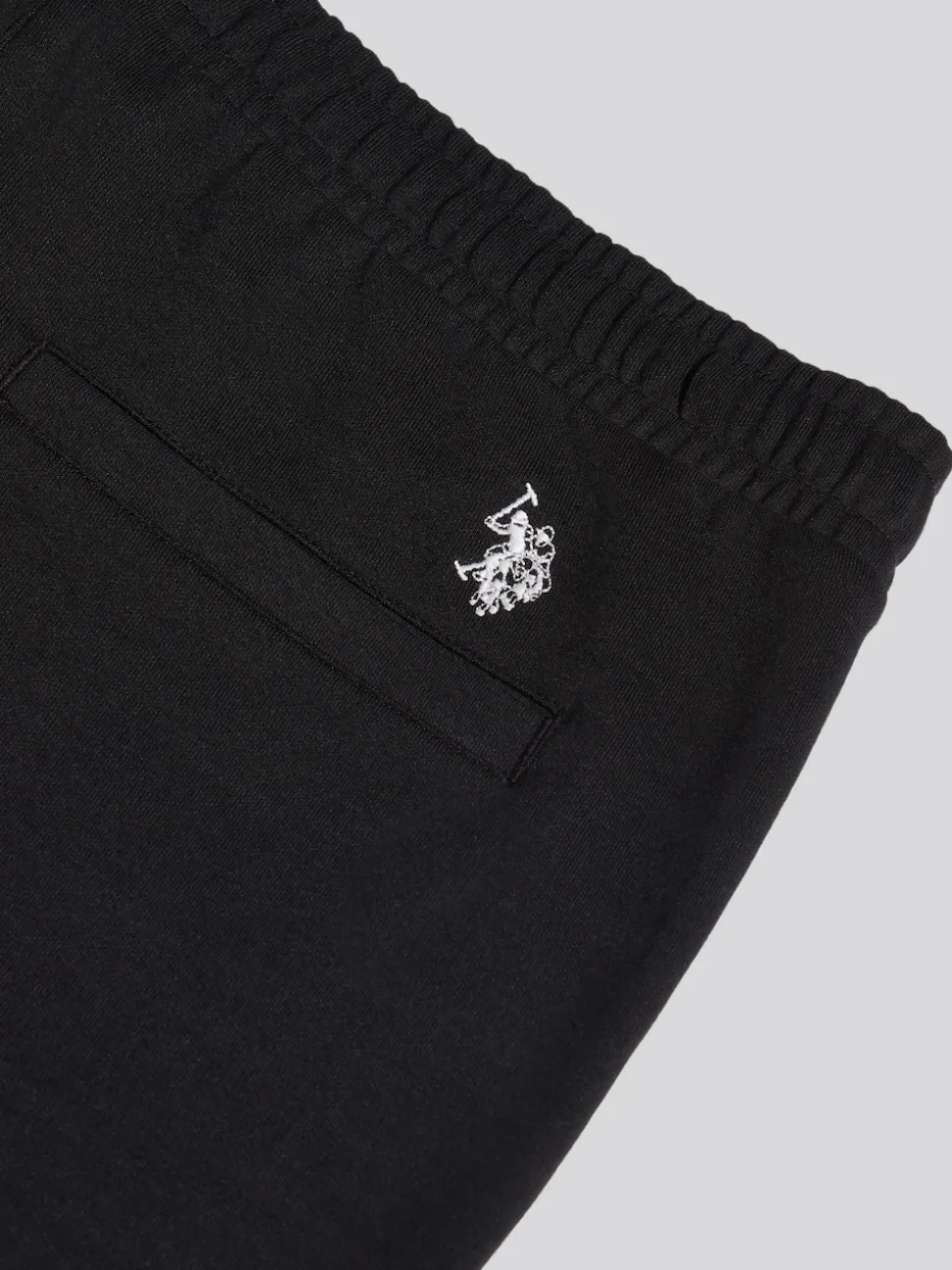 U.S. Polo Assn. Black Mens Comfort Drawstring Smart Joggers