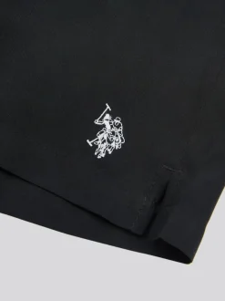 U.S. Polo Assn. Black Mens Core Swim Shorts
