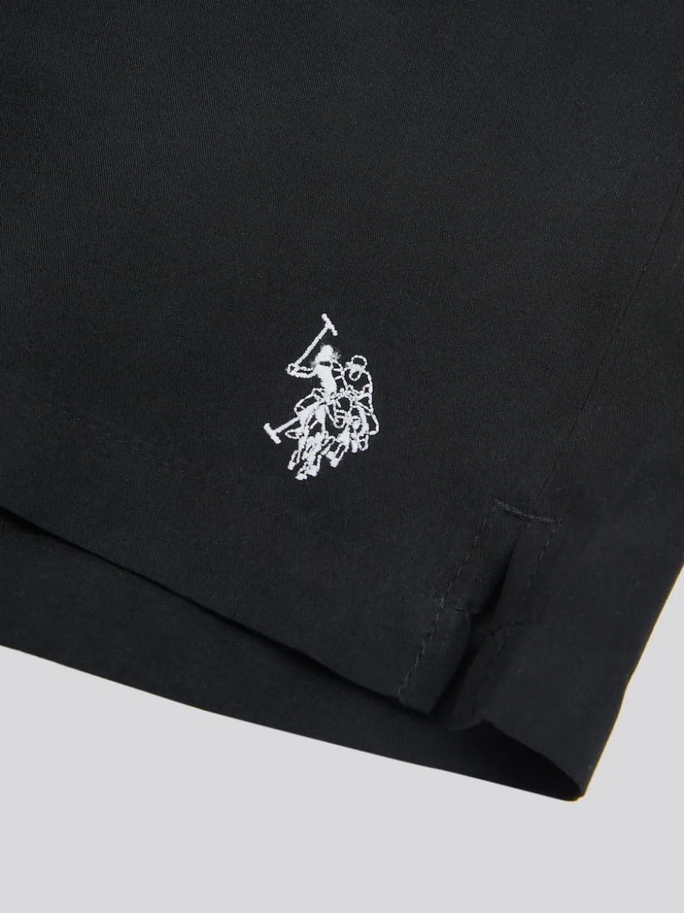 U.S. Polo Assn. Black Mens Core Swim Shorts