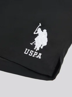 U.S. Polo Assn. Black Mens Player 3 Swim Shorts