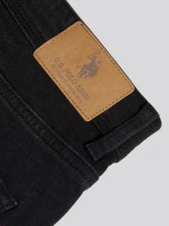 U.S. Polo Assn. Black Straight Fit Jeans